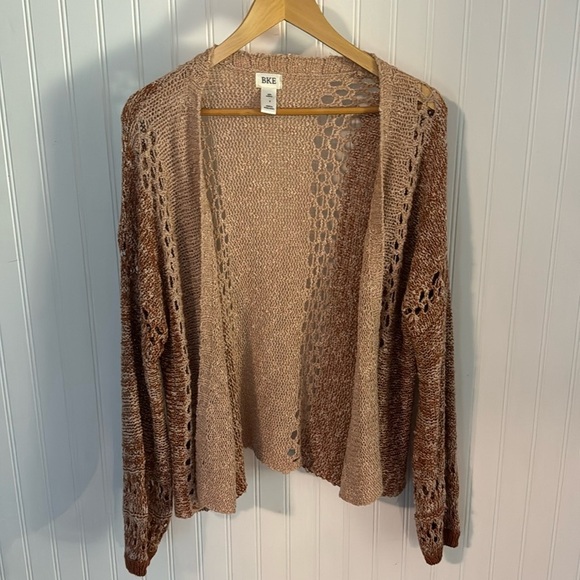 BKE | Marled Two Tone Cardigan Sweater sz Small - Picture 3 of 4